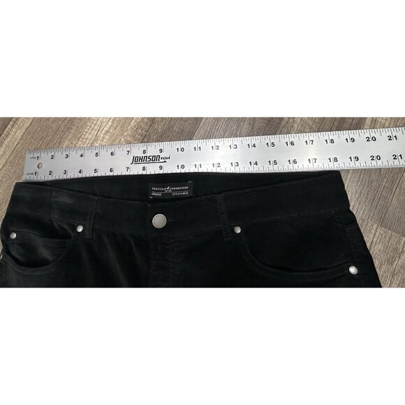 Peruvian Connection Velveteen Jeans Size 14 Black Pants Stretch Slim Fit 36 X 30 - Picture 6 of 8